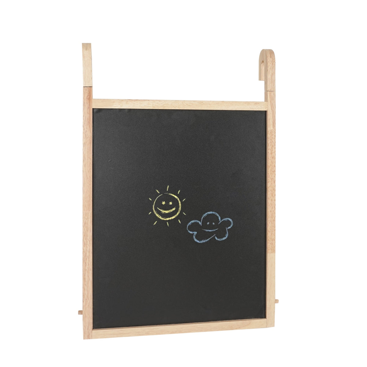myduckling Deluxe Solid Wood Adjustable Learning Tower - Flag with Rectangle Handle