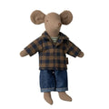 Maileg Dad Mouse Light Brown