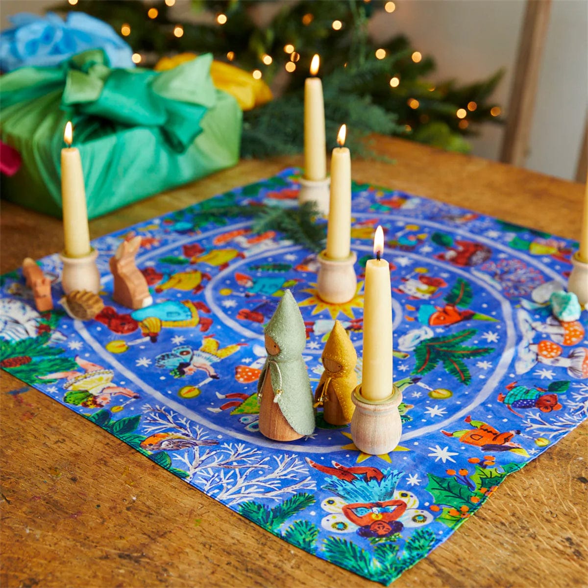 Sarah's Silks Advent Playsilk Illustrated By Phoebe Wahl- Mini