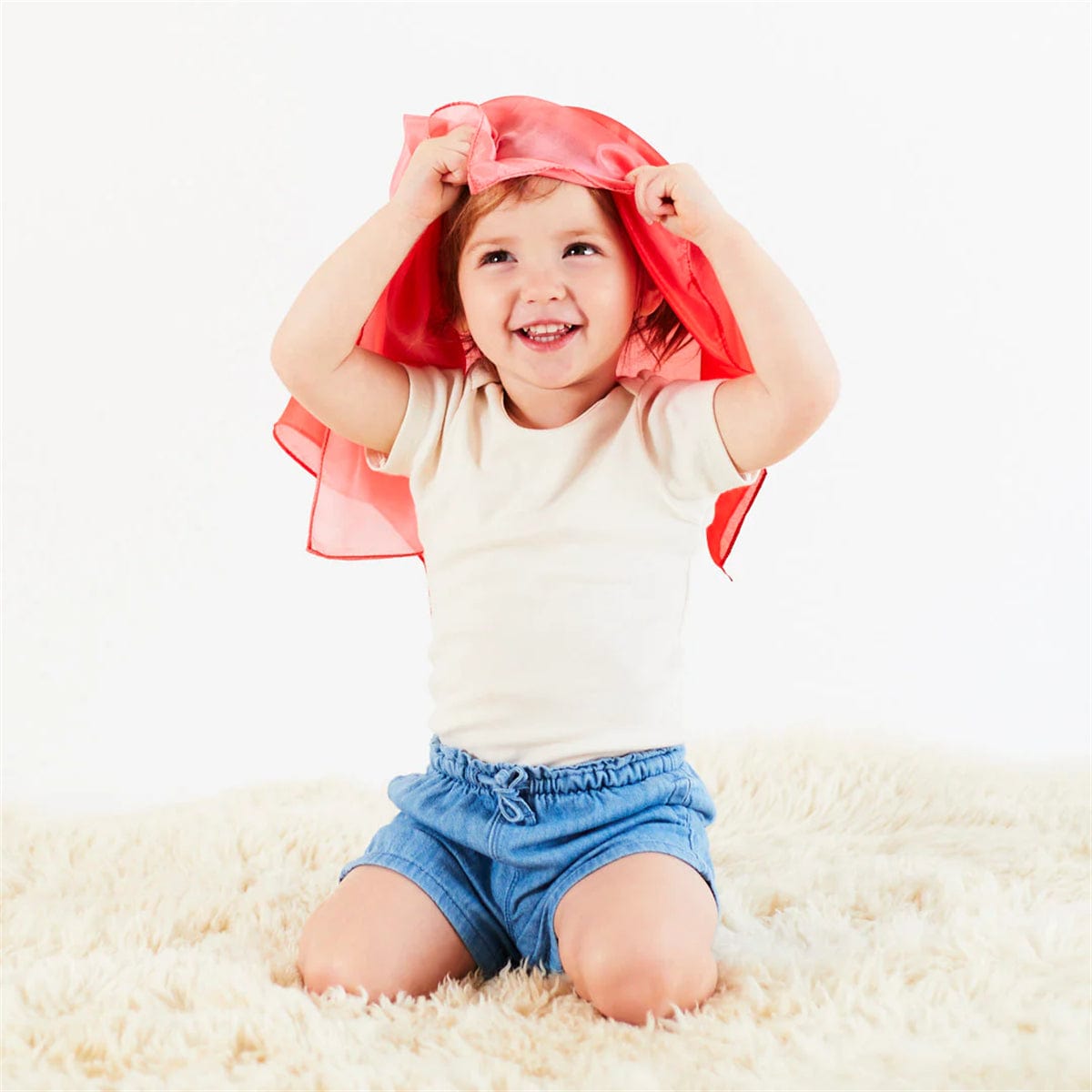Sarah’s Silks Mini Strawberry Playsilk