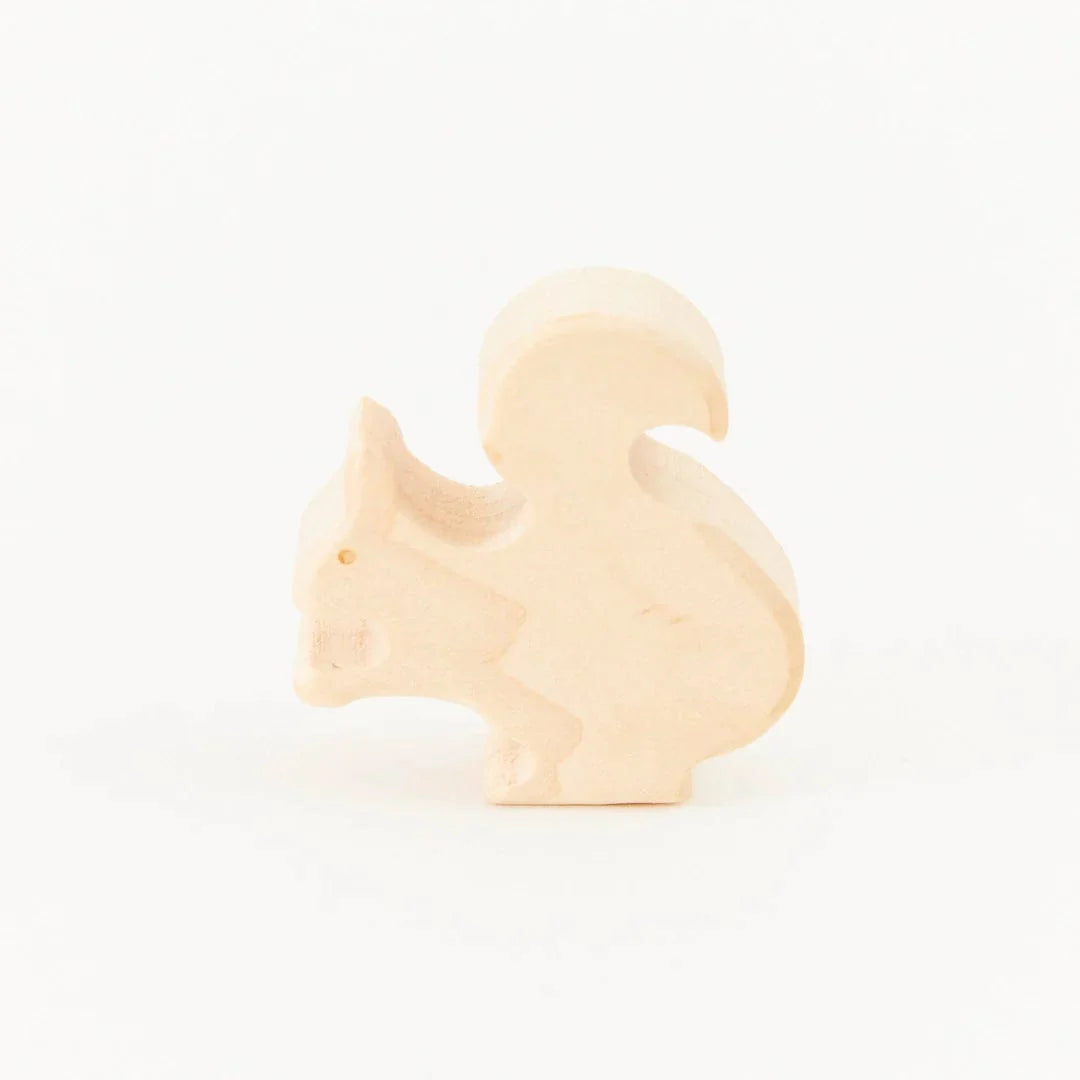 Sarah's Silks Wooden Animal Squirrel Maple