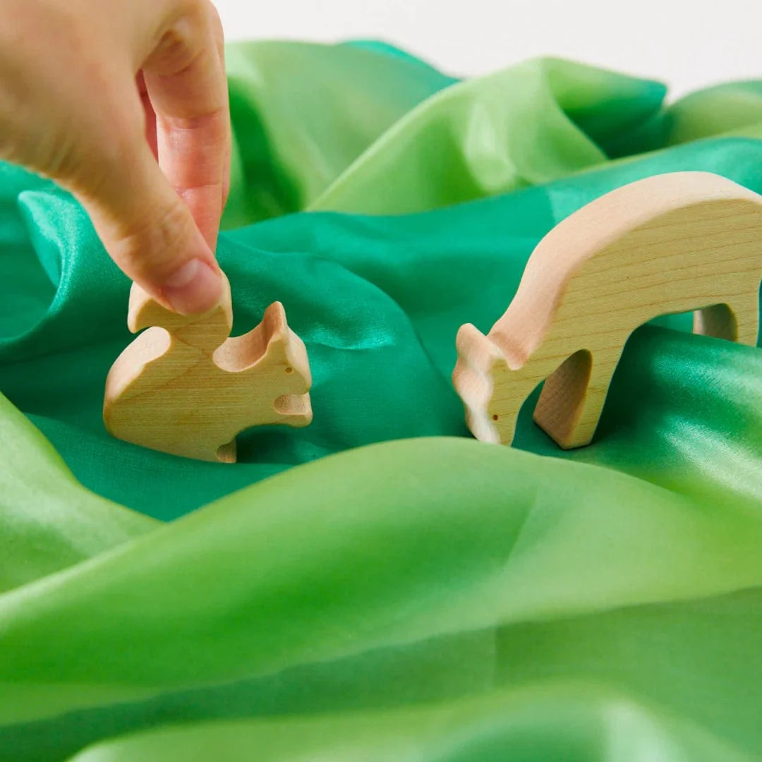 Sarah's Silks Wooden Animal - Maple - Deer