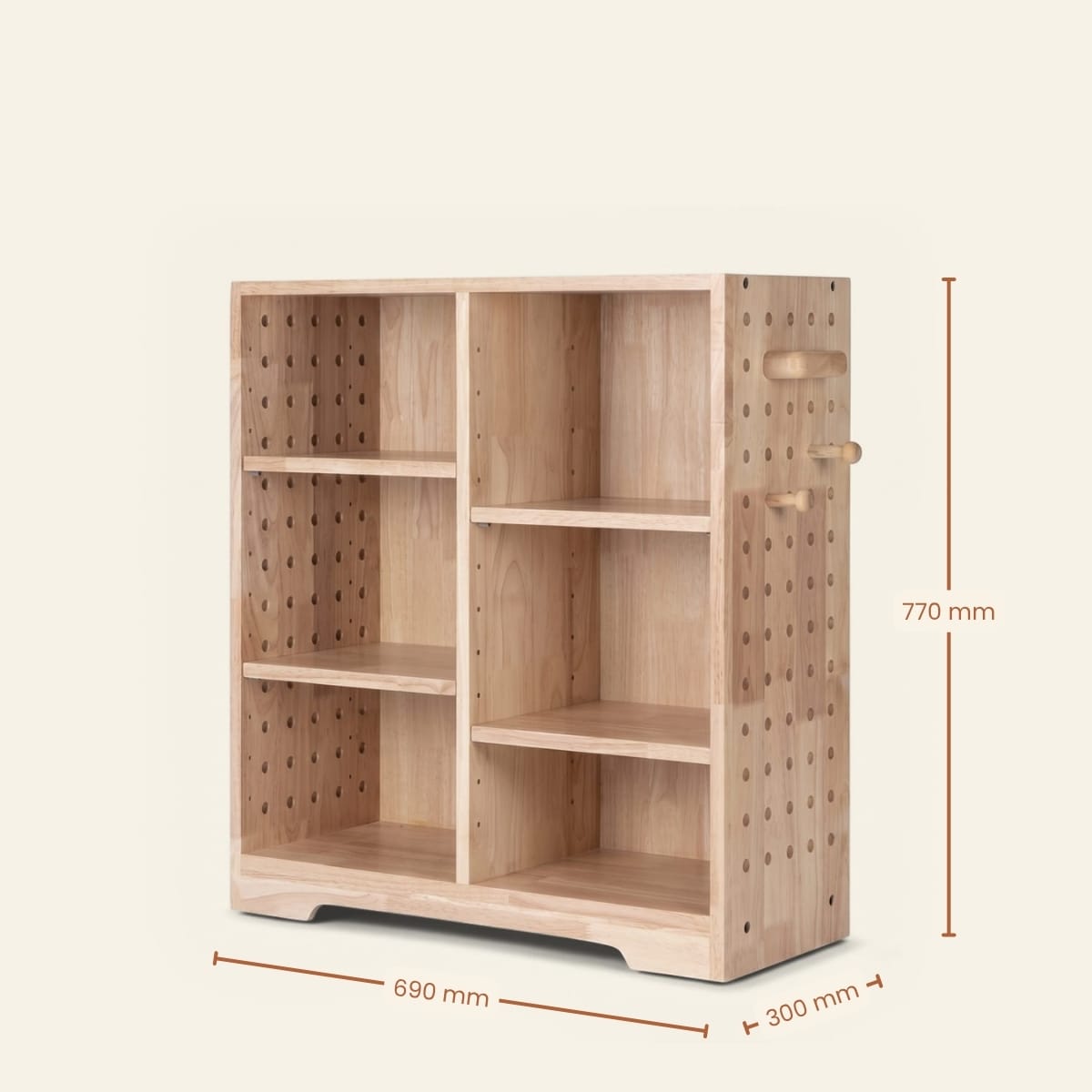 myduckling Solid Wood Multi-Purpose Storage Unit