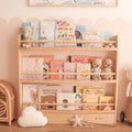 myduckling NALA 3 Tier Adjustable Solid Wood Bookshelf