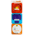 Fat Brain Toys PlayTab Sensory Set 3 (Latch Mirror, Picture Dial, Sweeper Tile)