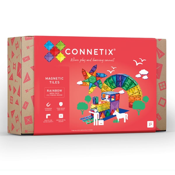 Connetix Tiles 306 Piece Rainbow Complete Bundle