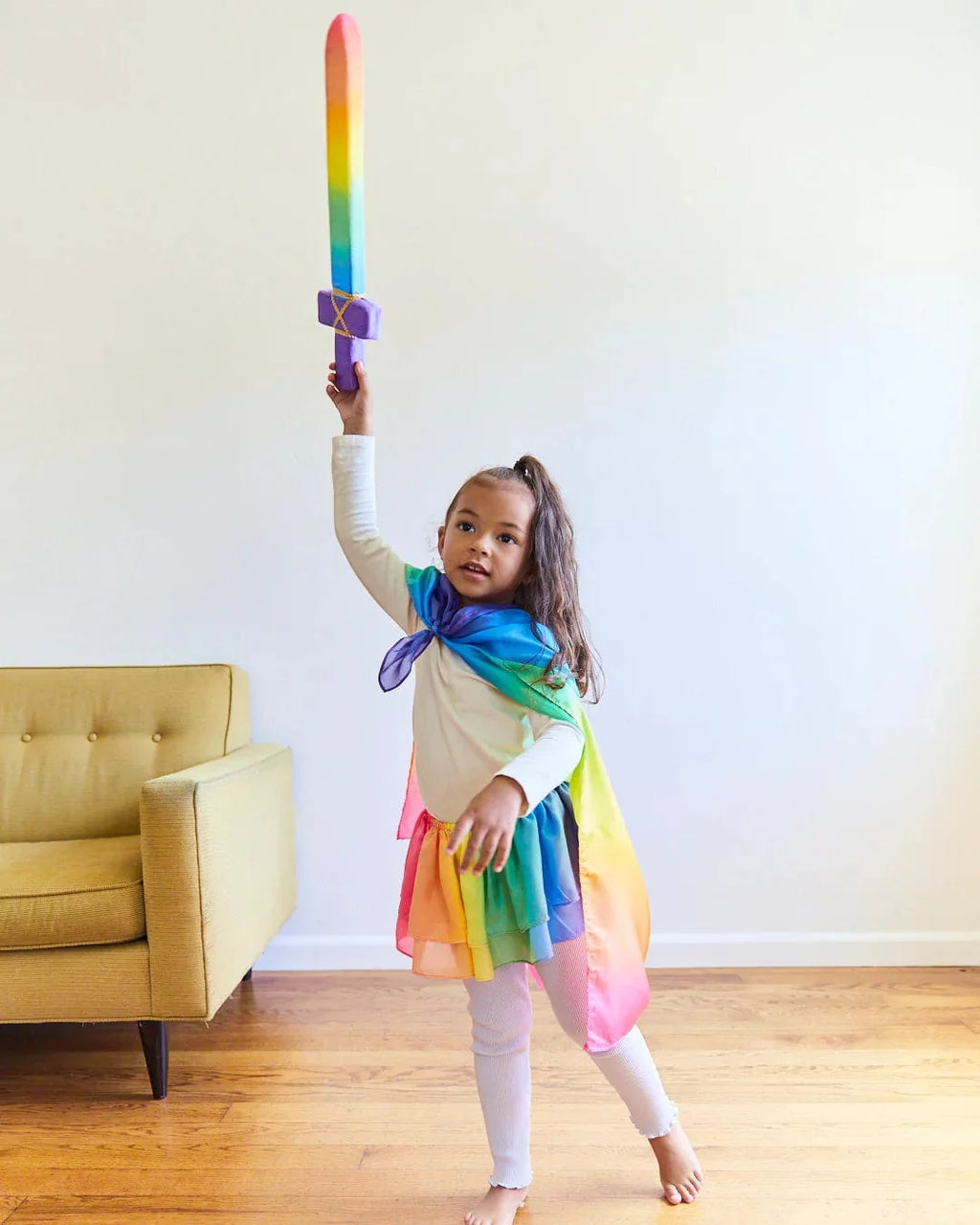 Sarah's Silk Soft Sword - Rainbow