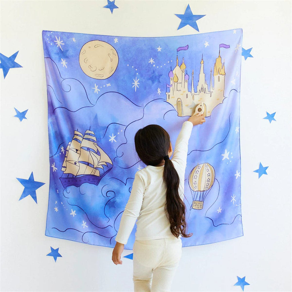 Sarah's Silks Playmap - Large - Castle in the Sky
