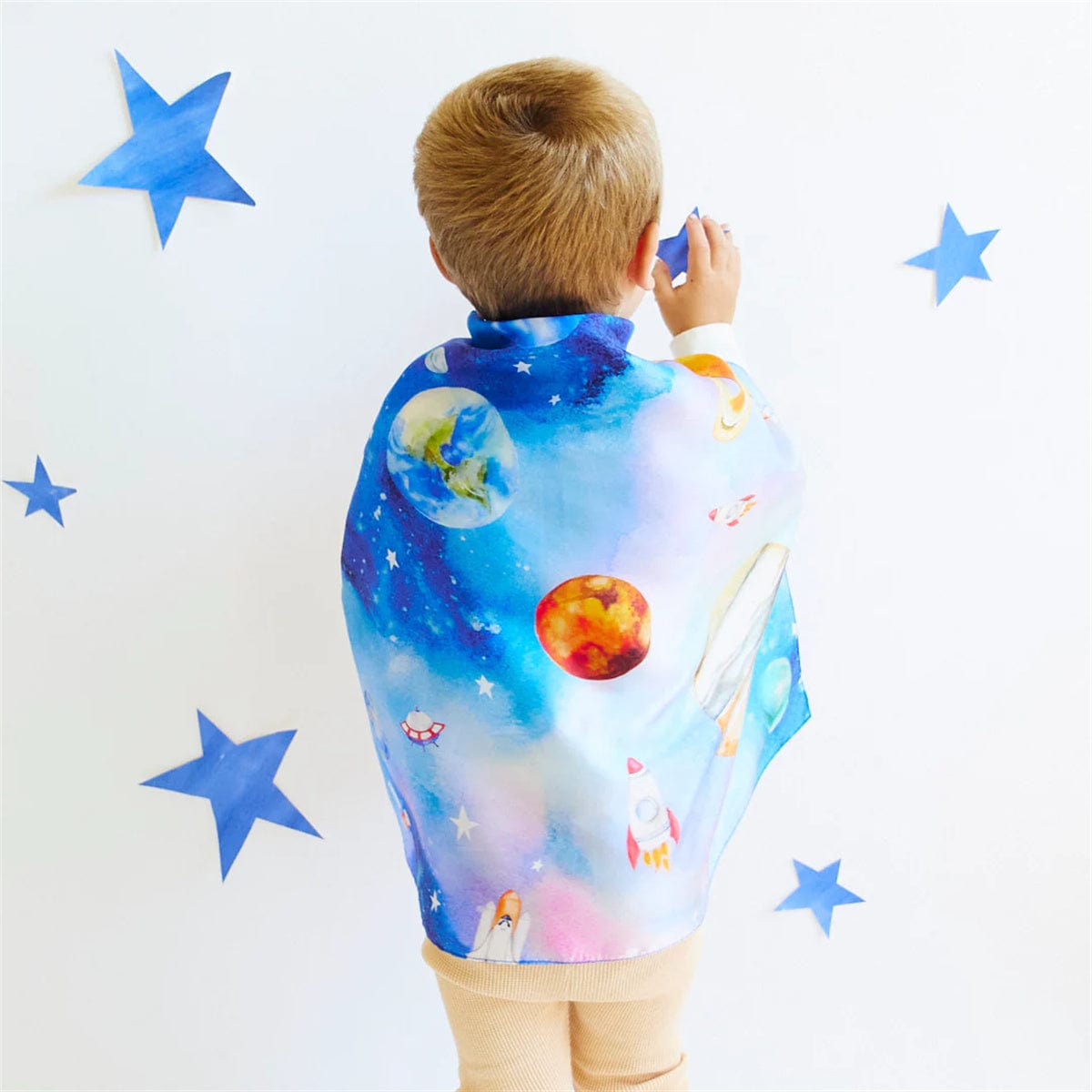 Sarah's Silks Playsilk - Seek and Find - Outer Space