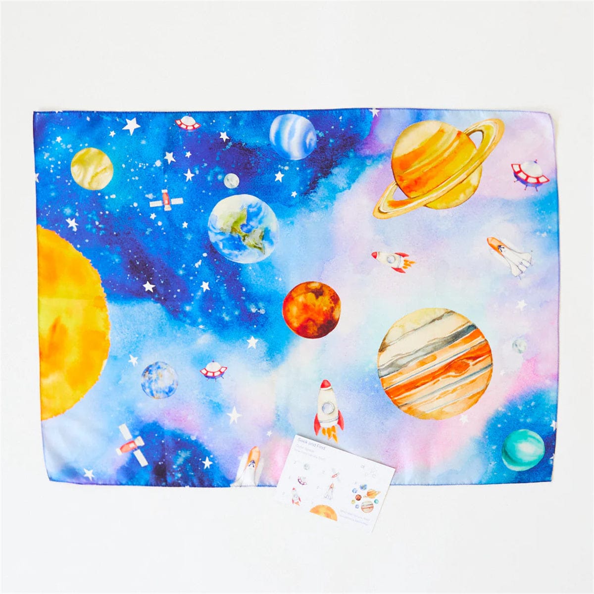 Sarah's Silks Playsilk - Seek and Find - Outer Space