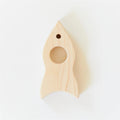 Sarah's Silks Wooden Toy - Rocketship - Maple