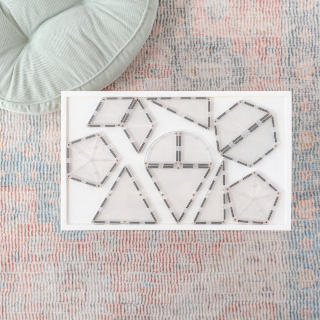 Connetix Tiles Clear Shape Expansion Pack 24 Piece