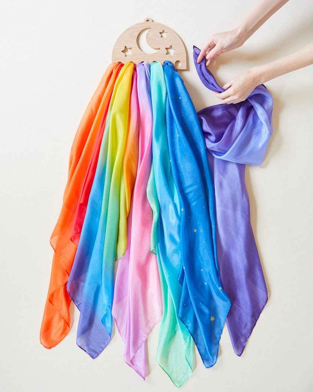 Sarah's Silks Playsilk Display