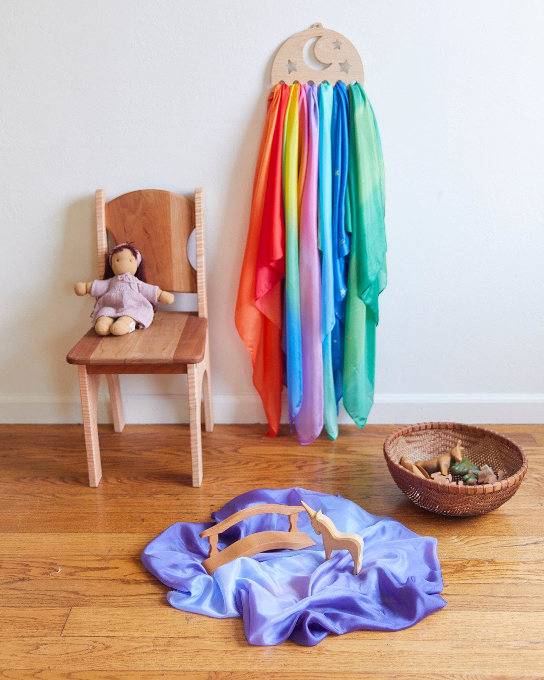 Sarah's Silks Playsilk Display