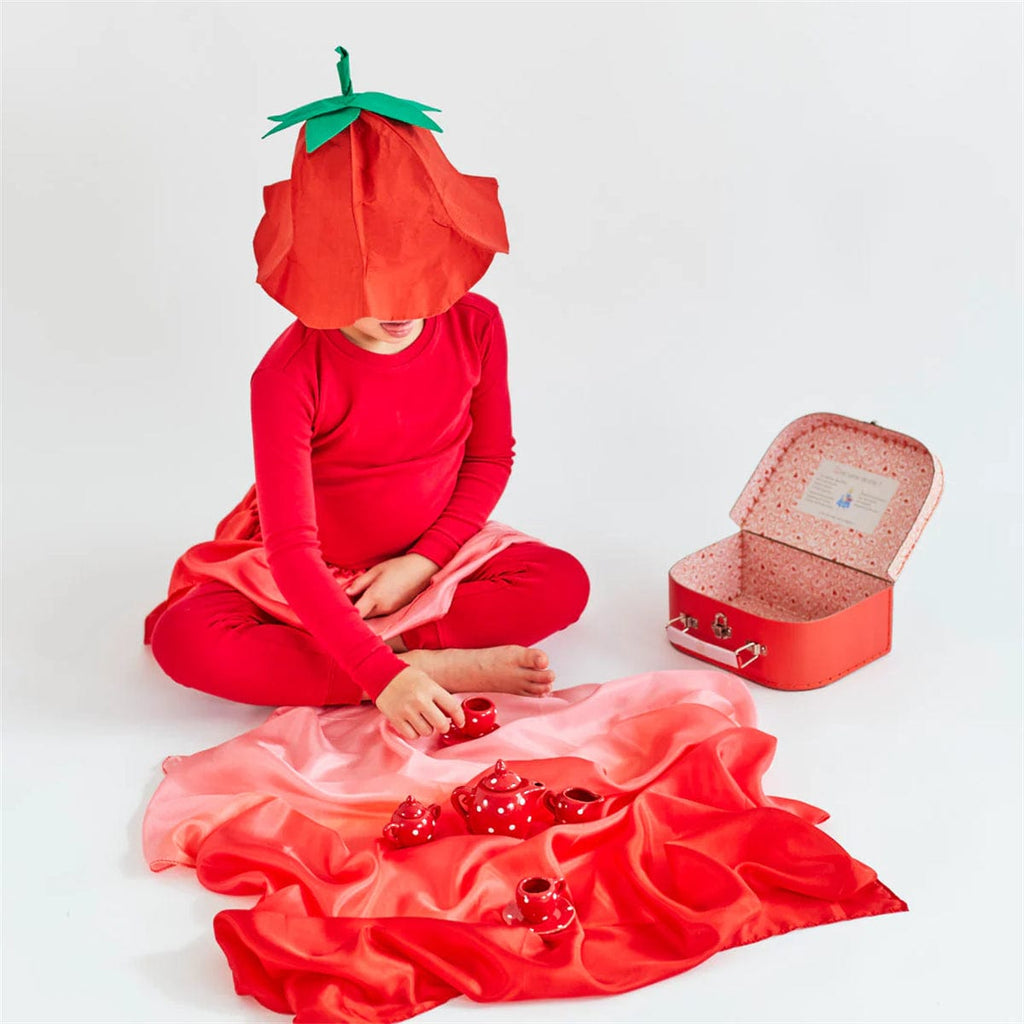 Sarah’s Silks Strawberry Playsilk