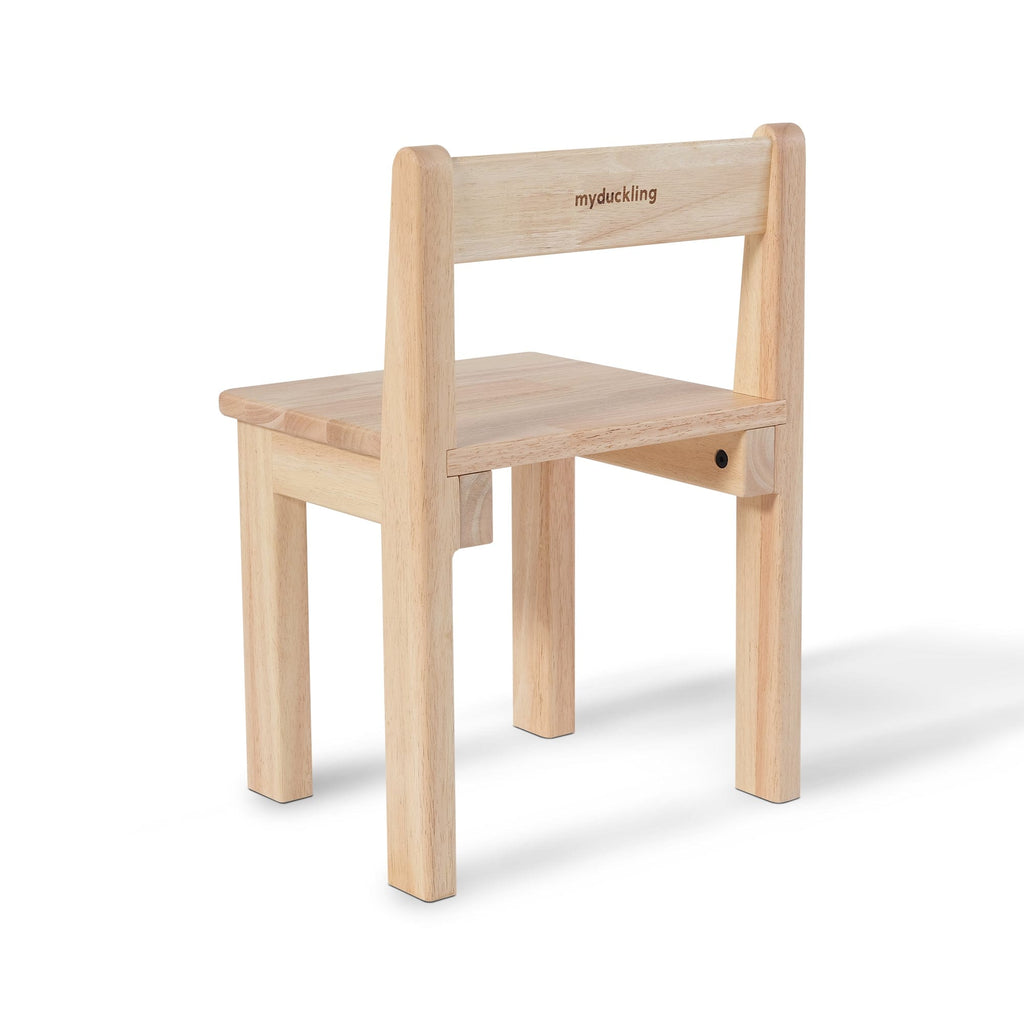 myduckling New Stackable Study Chair - Rubberwood