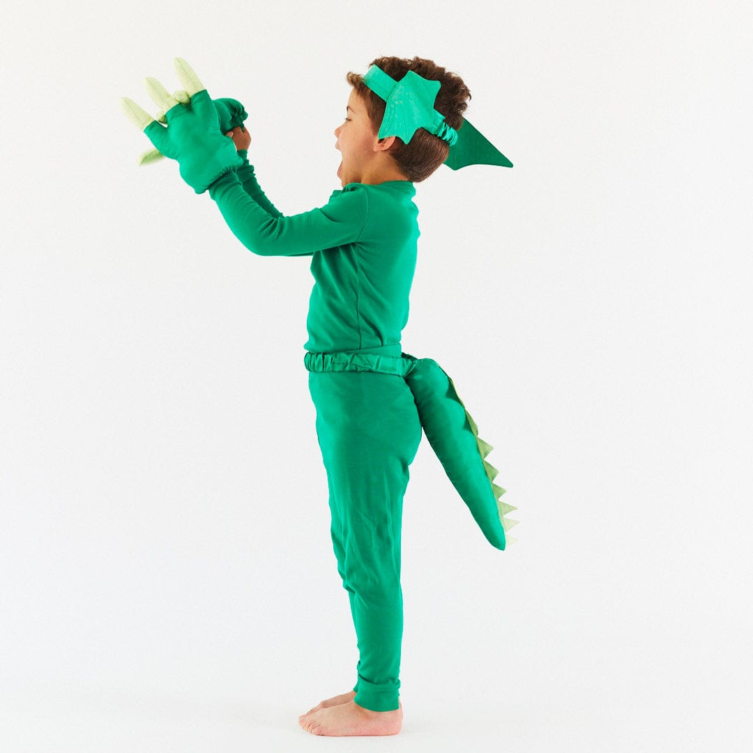 Sarah's Silks Green Dinosaur Tail