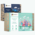 Connetix Tiles 122 Piece Pastel Creative Car Bundle