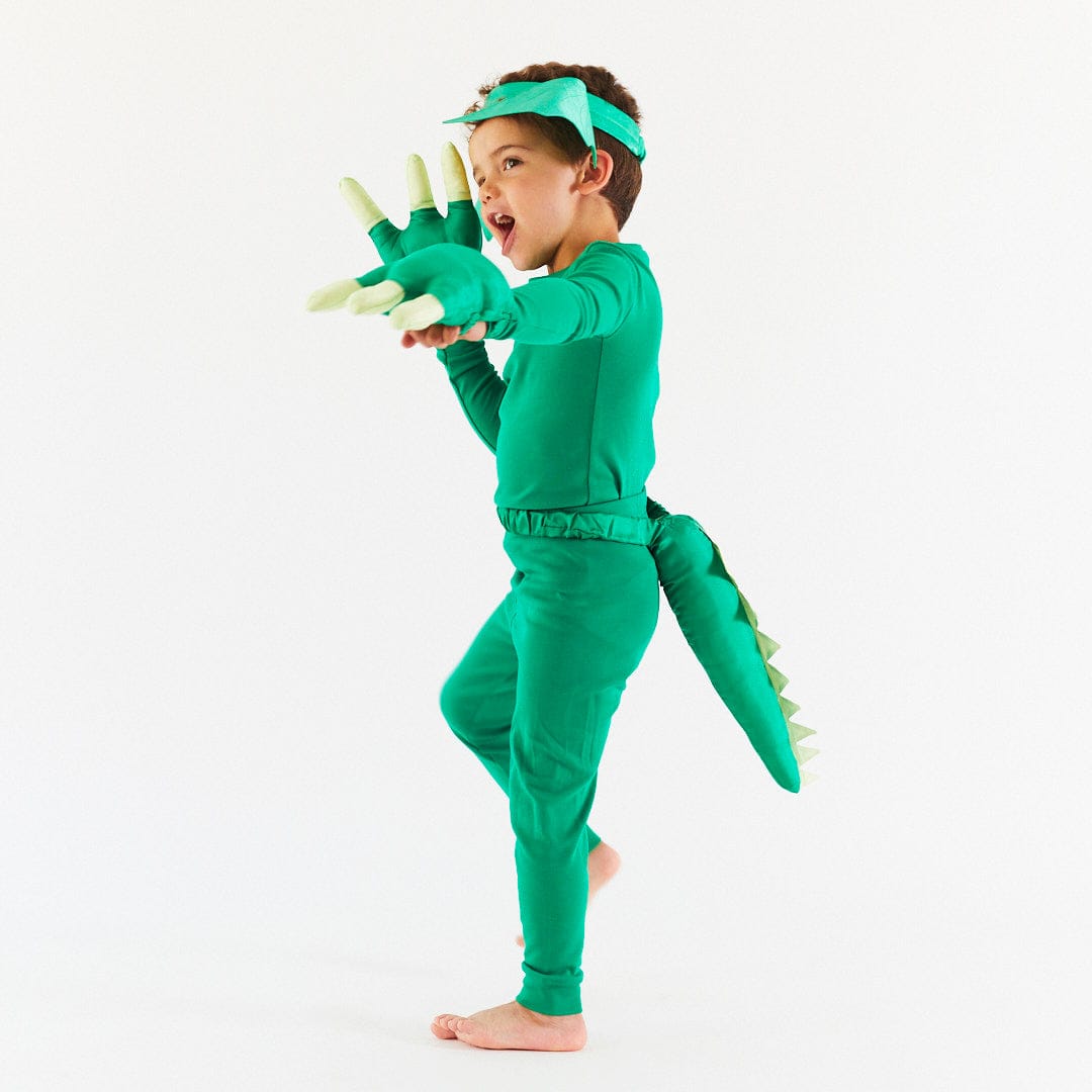 Sarah's Silks Green Dinosaur Tail