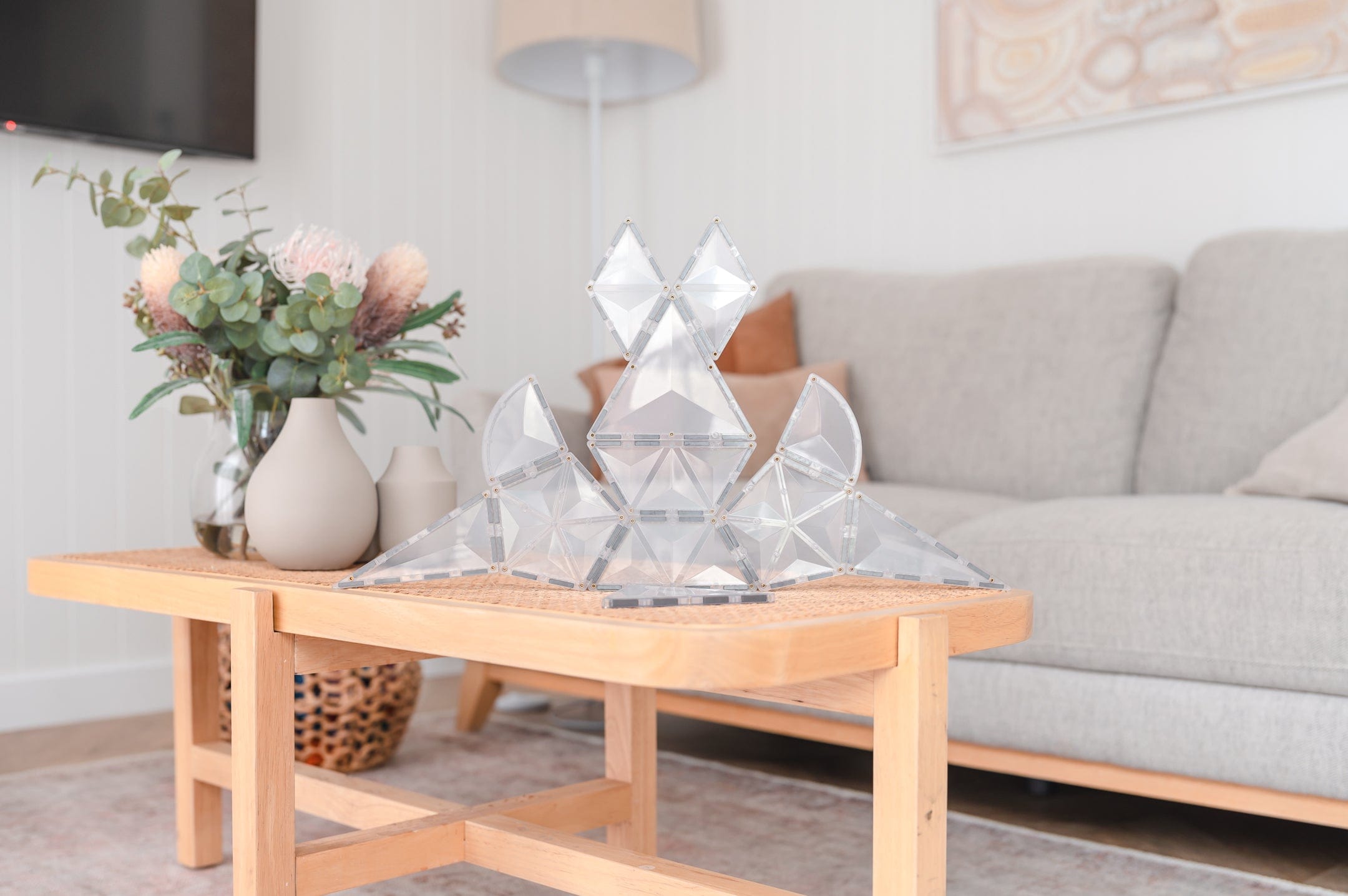 Connetix Tiles Clear Shape Expansion Pack 24 Piece
