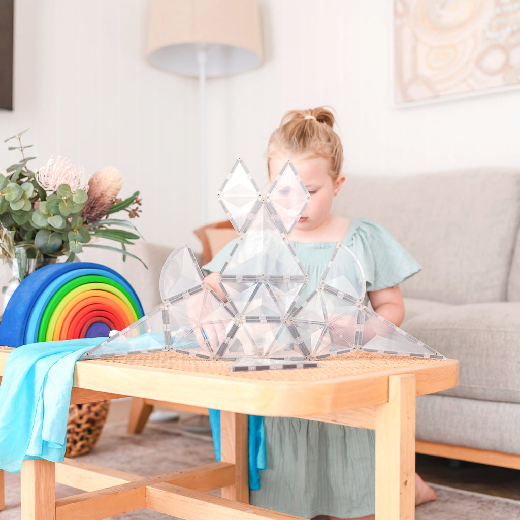 Connetix Tiles Clear Shape Expansion Pack 24 Piece