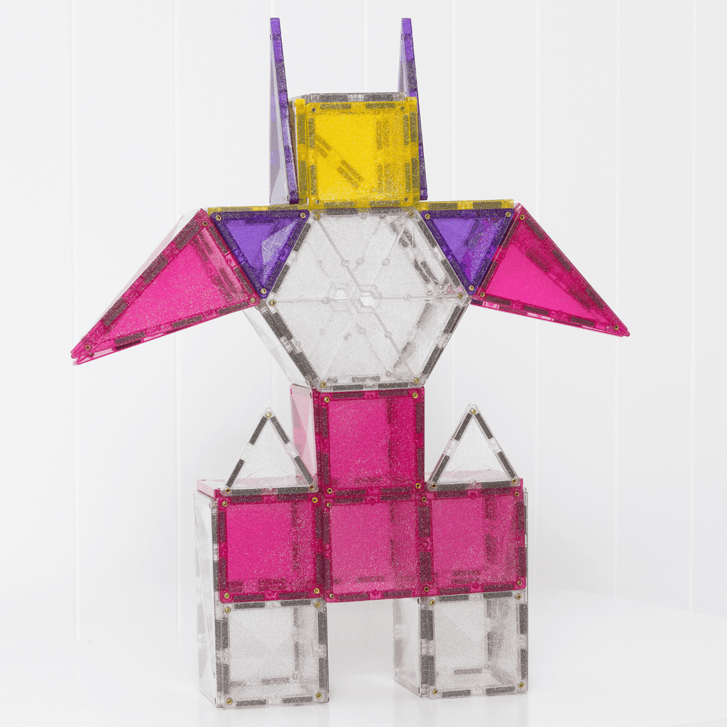 Connetix Tiles Glitter Unicorn Pack 56 Piece
