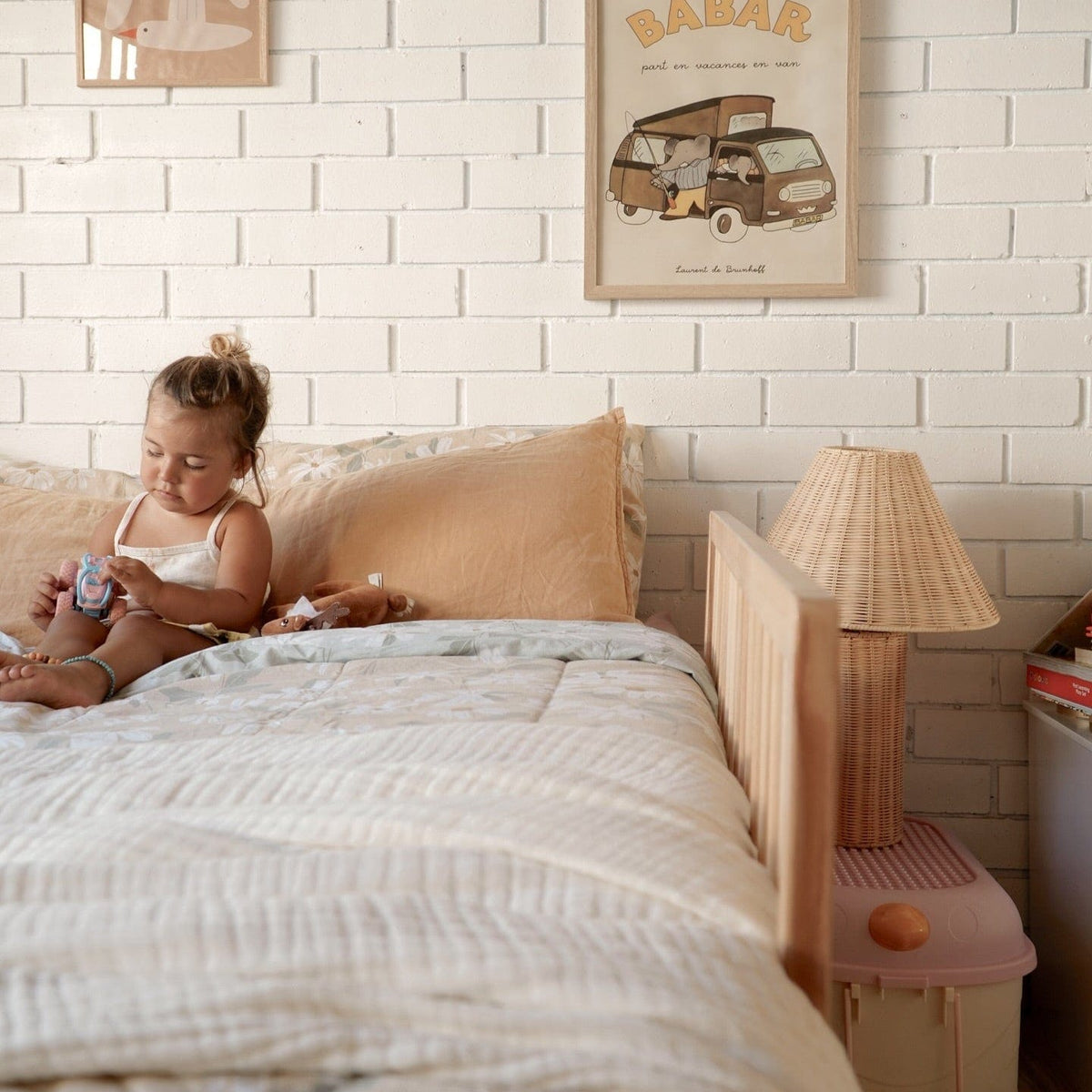 myduckling Natural Eli Kids Bed Rail – 90cm