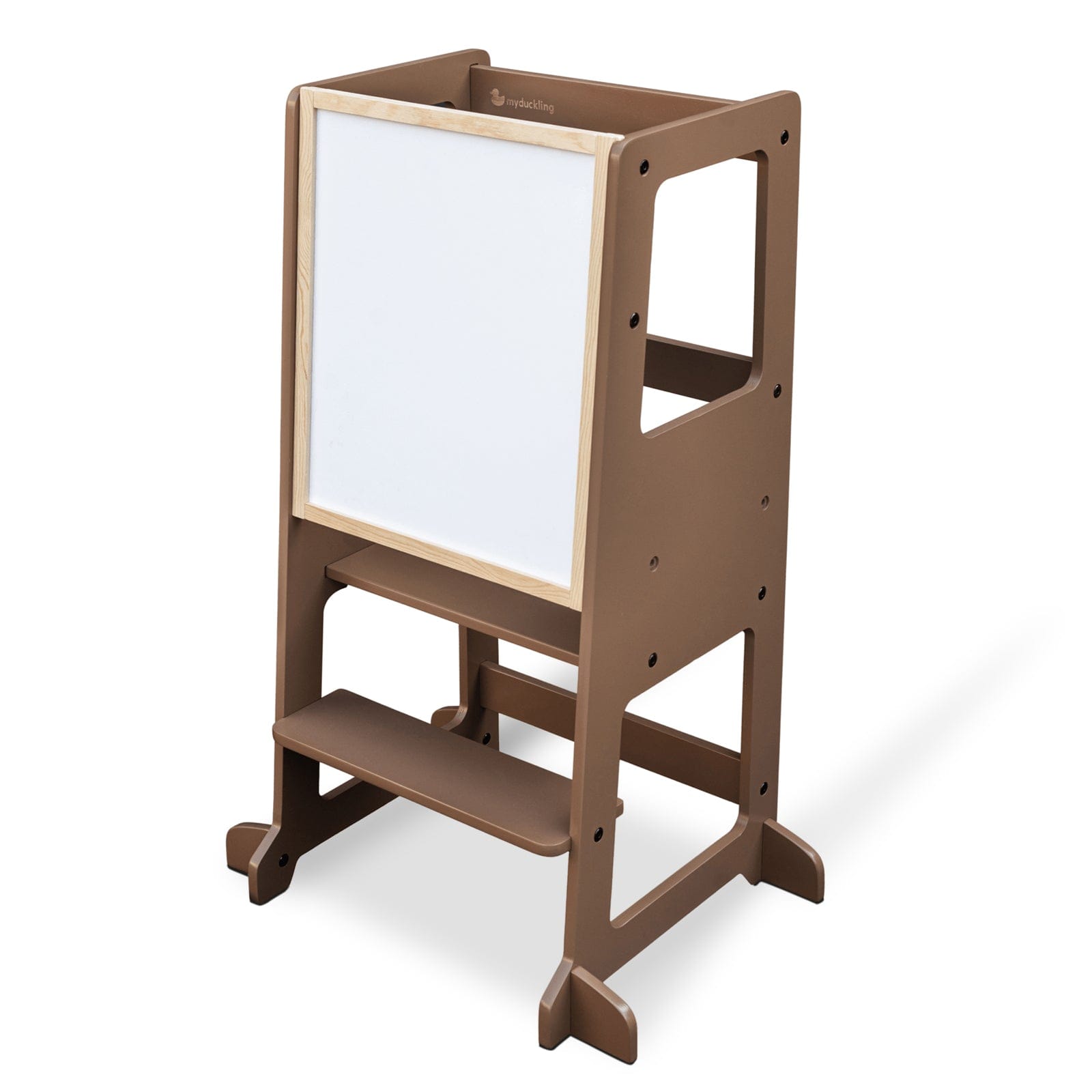 myduckling Adjustable Learning Tower 2 in 1 – Mocha Brown