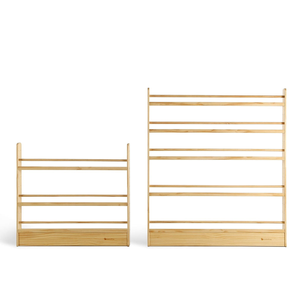 myduckling NALA 3 Tier Adjustable Solid Wood Bookshelf