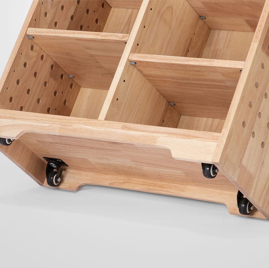 myduckling Solid Wood Multi-Purpose Storage Unit
