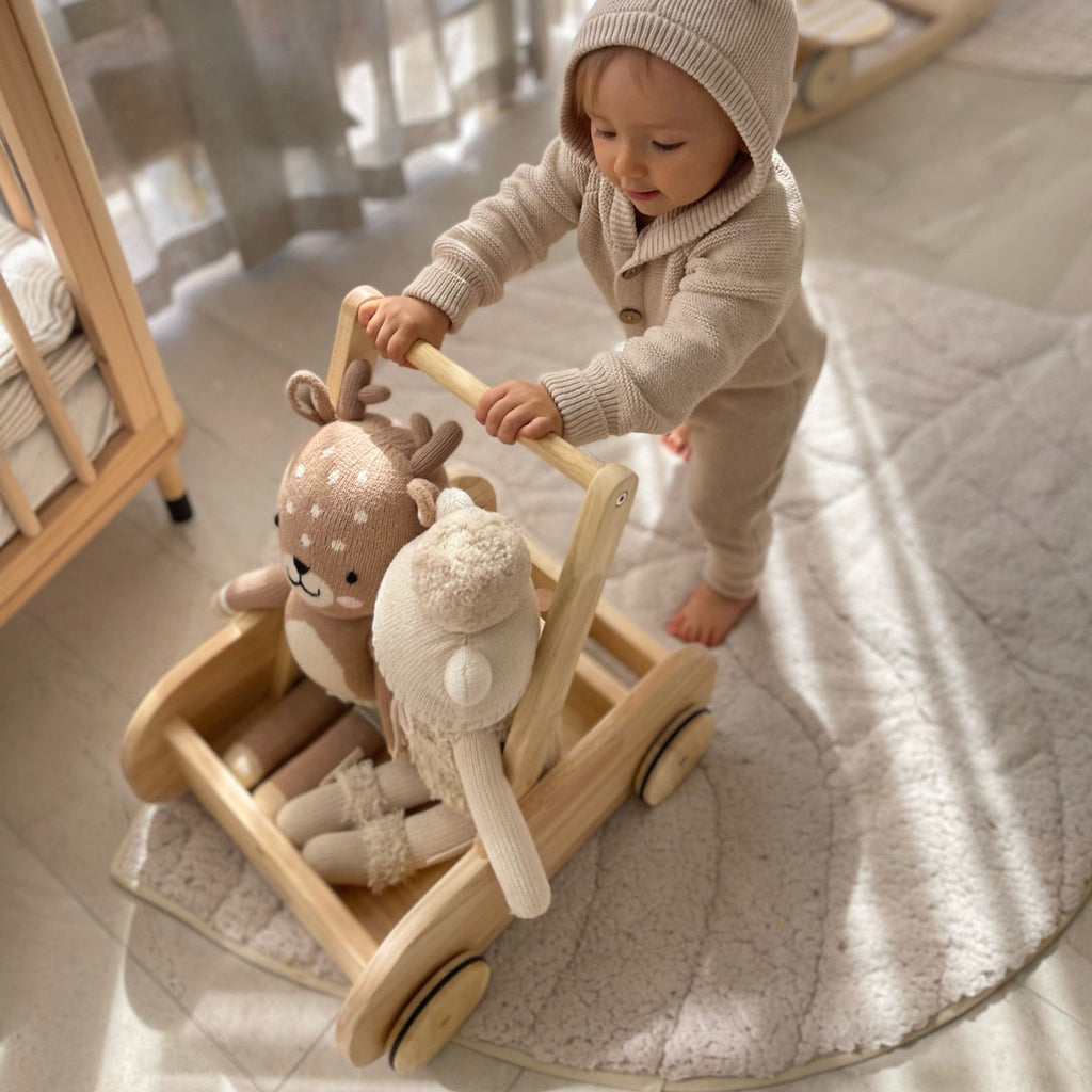 [Slight Defect Clearance] myduckling Wooden Adjustable Baby Walker