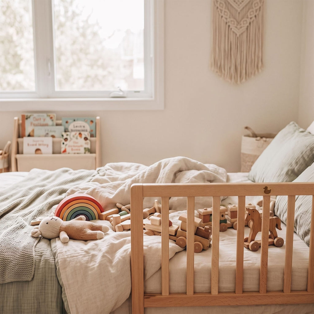 myduckling Natural Eli Kids Bed Rail – 90cm