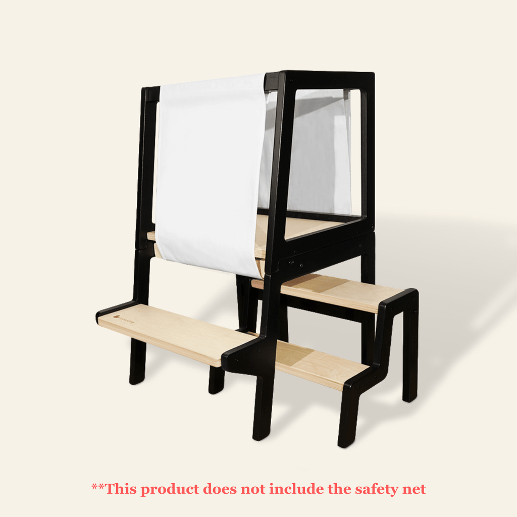 myduckling Convertible Learning Tower - Black/Natural