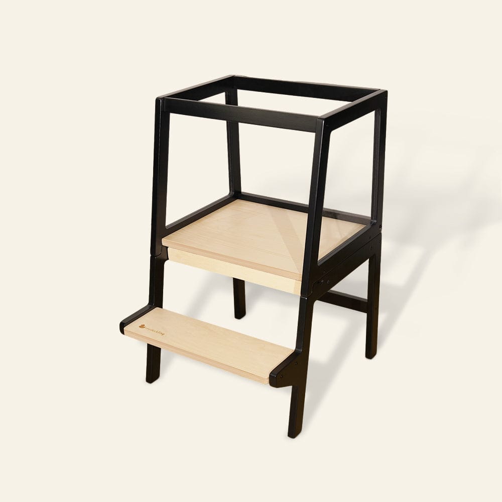 myduckling Convertible Learning Tower - Black/Natural