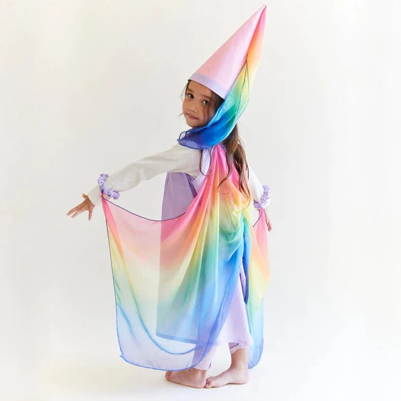 Sarah's Silks Fairy Dress - Lavender Rainbow