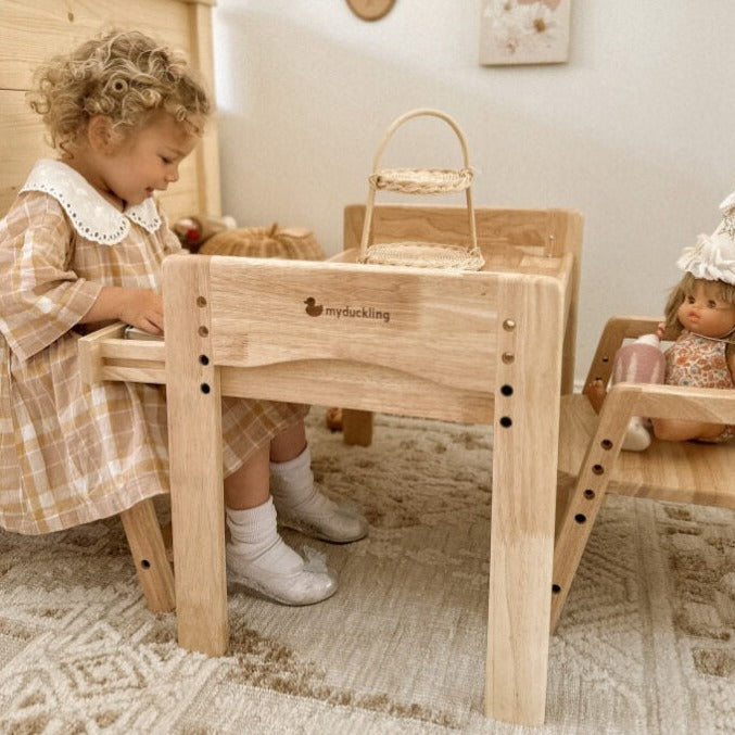 myduckling Primary Adjustable Table and Chair Set - Duck